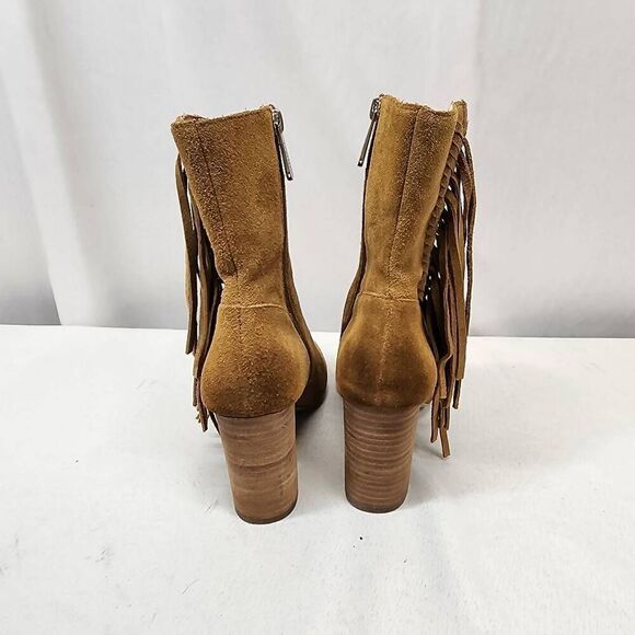 Charles David Women's Boulder Boot Size 7 M Brown Western Cowboy Leather Heeled - Picture 3 of 8